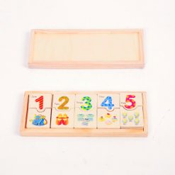 Thẻ học đếm số bằng gỗ thông minh